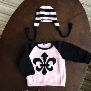Toddler Sweater and Hat set